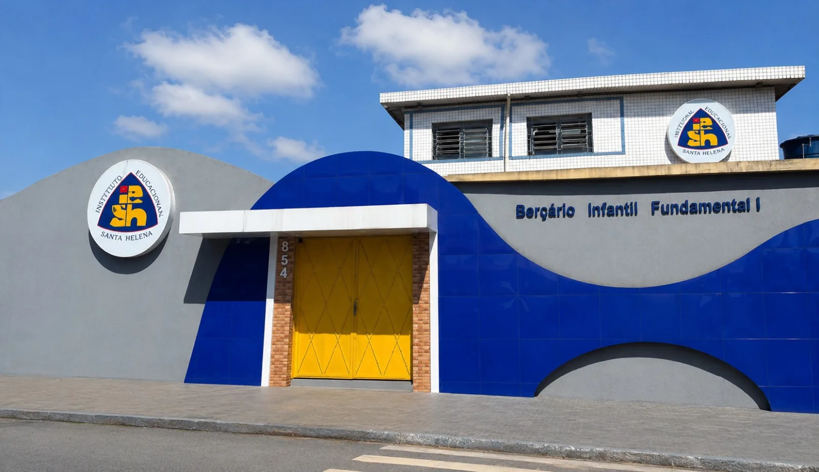 Fachada da Unidade I do Instituto Educacional Santa Helena — Berçário, Educação Infantil e Fundamental I
